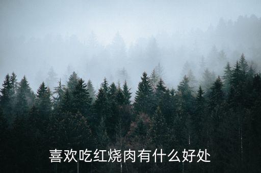 喜歡吃紅燒肉有什么好處