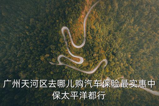 廣州天河區去哪兒購汽車保險最實惠中保太平洋都行