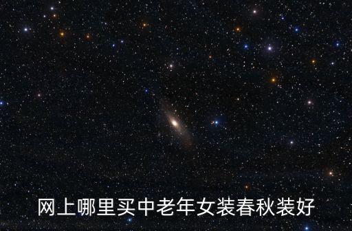 網上哪里買中老年女裝春秋裝好