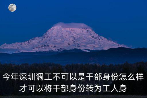 深圳工改工 規(guī)劃委，深圳企業(yè)員工辦理招調(diào)工需提供哪些資料
