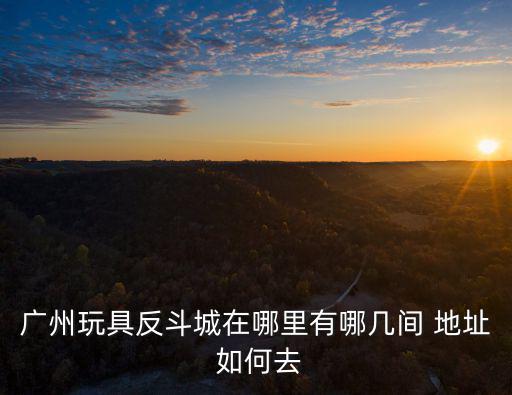 廣州玩具反斗城在哪里有哪幾間 地址 如何去