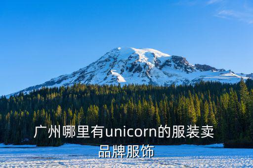 廣州哪里有unicorn的服裝賣 品牌服飾