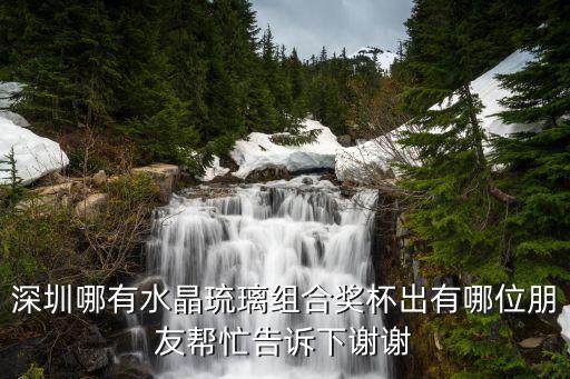 深圳哪有水晶琉璃組合獎杯出有哪位朋友幫忙告訴下謝謝