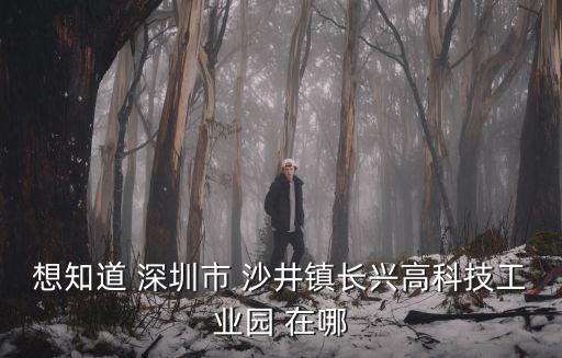 想知道 深圳市 沙井鎮(zhèn)長興高科技工業(yè)園 在哪
