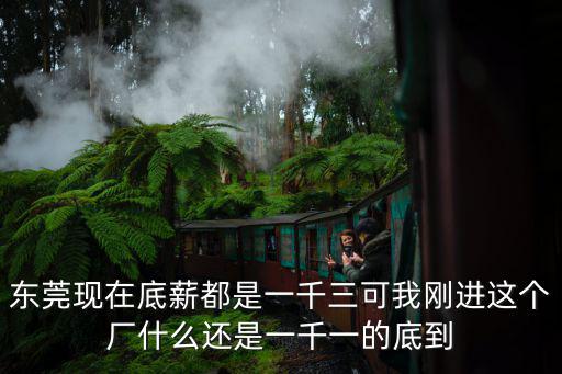 東莞千廚食品，東莞現(xiàn)在底薪都是一千三可我剛進這個廠什么還是一千一的底到