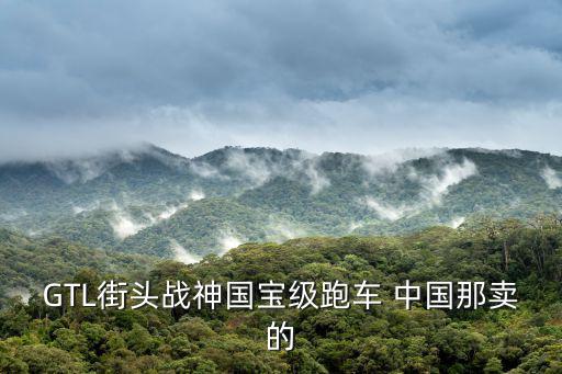 廣州街頭跑車男，GTL街頭戰神國寶級跑車 中國那賣的