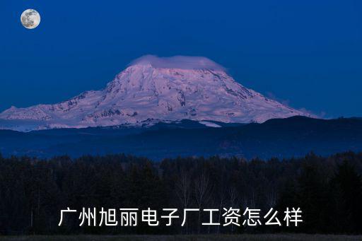 廣州旭麗電子廠工資怎么樣