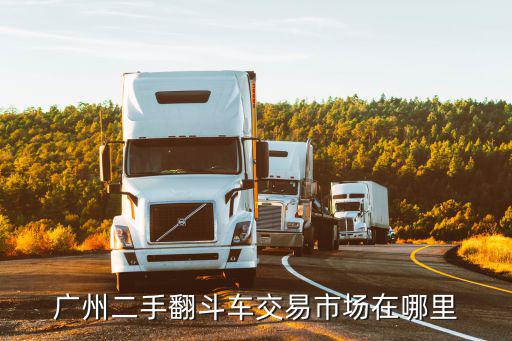 廣州二手翻斗車交易市場在哪里