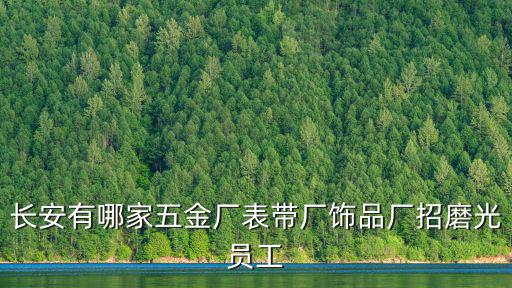 長安有哪家五金廠表帶廠飾品廠招磨光員工