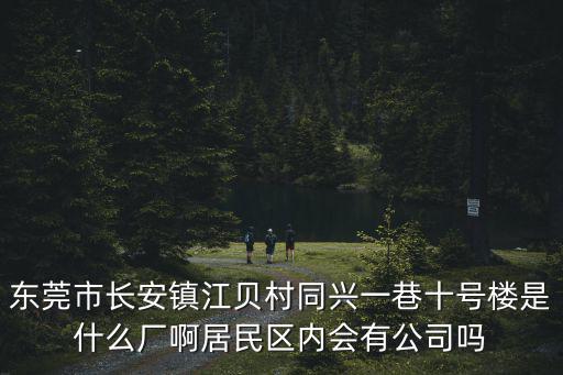 東莞市長(zhǎng)安鎮(zhèn)江貝村同興一巷十號(hào)樓是什么廠啊居民區(qū)內(nèi)會(huì)有公司嗎