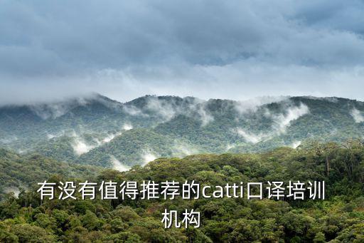 有沒有值得推薦的catti口譯培訓機構