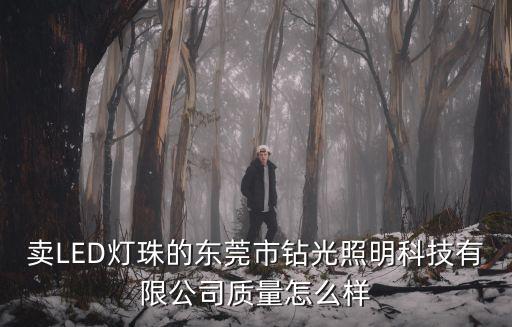 賣LED燈珠的東莞市鉆光照明科技有限公司質量怎么樣