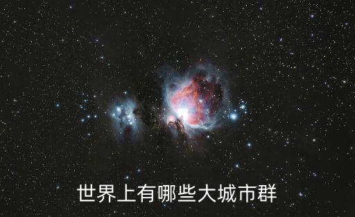世界上有哪些大城市群