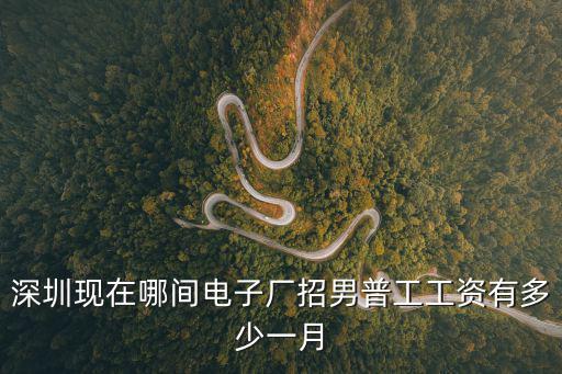 深圳現在哪間電子廠招男普工工資有多少一月
