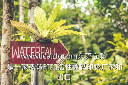 東莞熱轉印廠，wwwlicaidgcom東莞立彩 是一家熱轉印和活性數碼印花廠家和出售