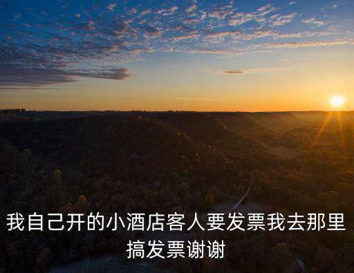 我自己開的小酒店客人要發(fā)票我去那里搞發(fā)票謝謝