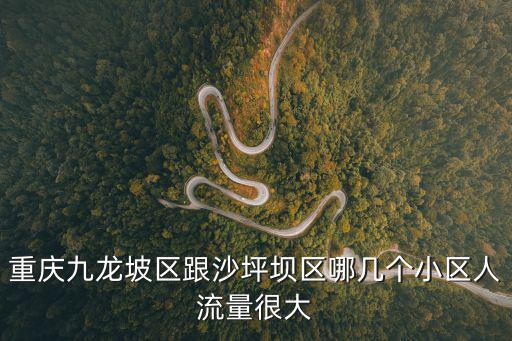 重慶九龍坡區跟沙坪壩區哪幾個小區人流量很大