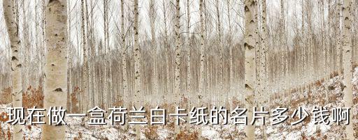 深圳荷蘭白卡，荷蘭白卡和白卡紙哪個貴