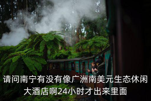 請問南寧有沒有像廣洲南美元生態休閑大酒店啊24小時才出來里面