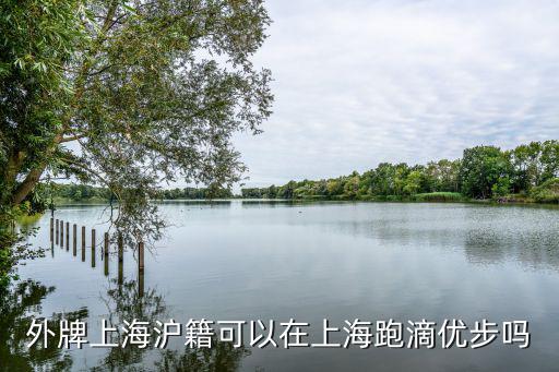 外牌上海滬籍可以在上海跑滴優步嗎