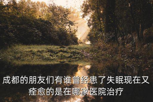 成都的朋友們有誰曾經患了失眠現在又痊愈的是在哪家醫院治療