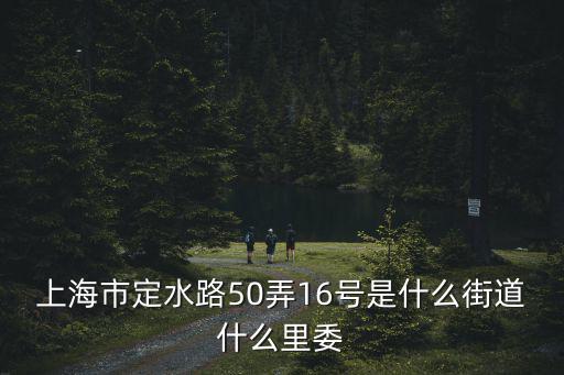 上海市定水路50弄16號是什么街道什么里委