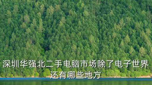 深圳華強北二手電腦市場除了電子世界還有哪些地方