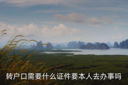 轉戶口需要什么證件要本人去辦事嗎