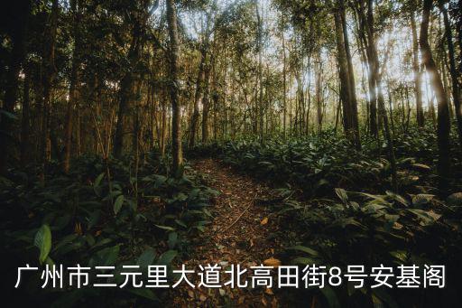 廣州市三元里大道北高田街8號安基閣