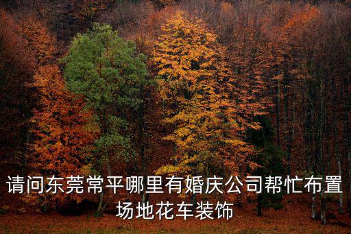 請問東莞常平哪里有婚慶公司幫忙布置場地花車裝飾