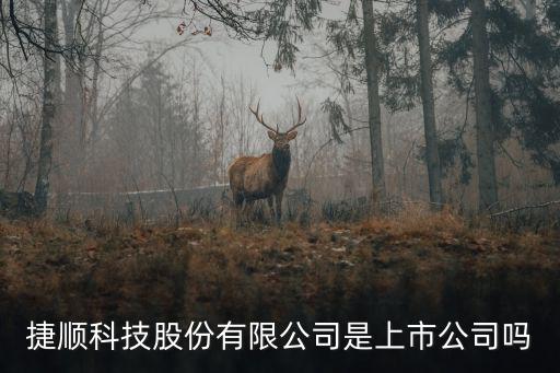 捷順科技股份有限公司是上市公司嗎