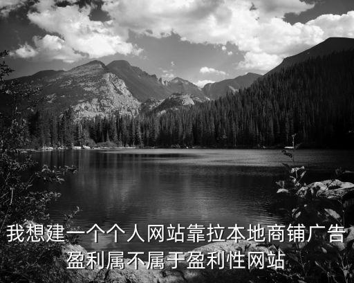 我想建一個(gè)個(gè)人網(wǎng)站靠拉本地商鋪廣告盈利屬不屬于盈利性網(wǎng)站