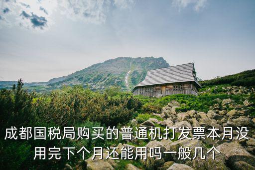 成都國稅局購買的普通機打發票本月沒用完下個月還能用嗎一般幾個