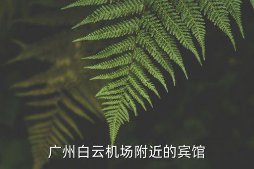 廣州白云機場附近的賓館