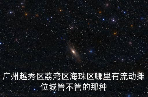 廣州越秀區(qū)荔灣區(qū)海珠區(qū)哪里有流動攤位城管不管的那種