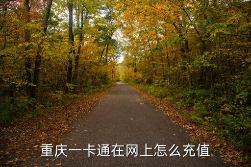 重慶一卡通在網上怎么充值