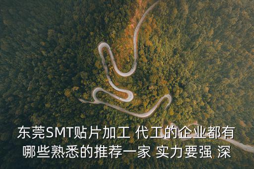 東莞SMT貼片加工 代工的企業都有哪些熟悉的推薦一家 實力要強 深