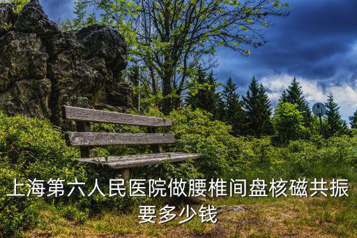 上海第六人民醫院做腰椎間盤核磁共振要多少錢