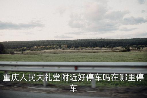 重慶人民大禮堂附近好停車嗎在哪里停車