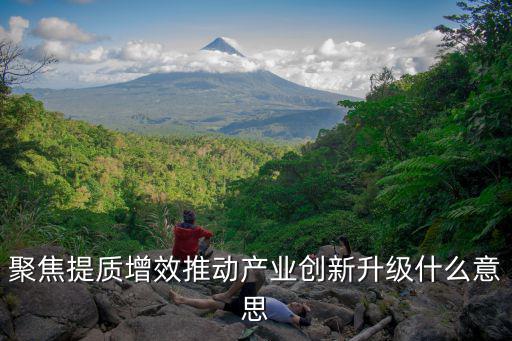 聚焦提質(zhì)增效推動產(chǎn)業(yè)創(chuàng)新升級什么意思