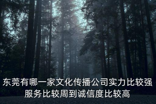 東莞市聲之輝文化傳播有限公司，東莞有哪一家文化傳播公司實(shí)力比較強(qiáng)服務(wù)比較周到誠信度比較高