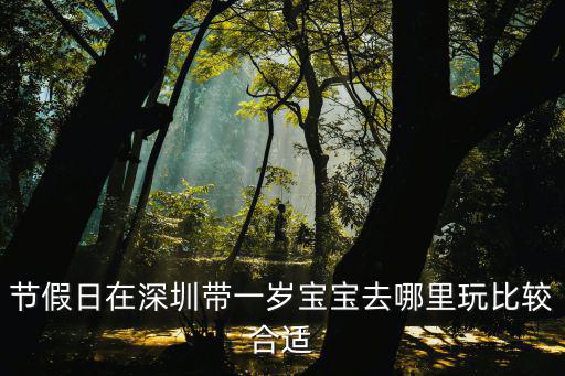 節假日在深圳帶一歲寶寶去哪里玩比較合適
