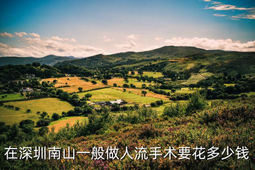 在深圳南山一般做人流手術要花多少錢