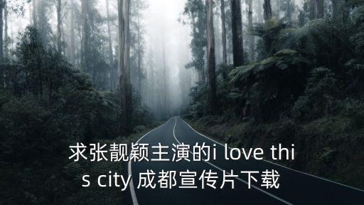 2017年成都市宣傳片，有沒有好一點的關于成都的宣傳片
