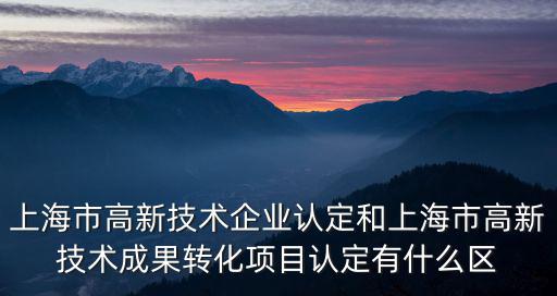 上海市高新技術成果轉化項目認定辦公室，上海高新技術企業認定證書在哪里可以辦
