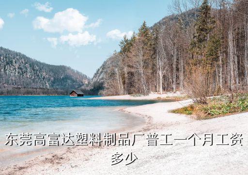 東莞高富達塑料制品廠普工一個月工資多少