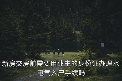 新房交房前需要用業(yè)主的身份證辦理水電氣入戶(hù)手續(xù)嗎