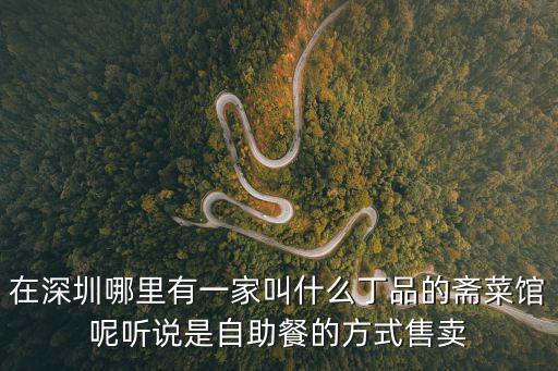 在深圳哪里有一家叫什么丁品的齋菜館呢聽說是自助餐的方式售賣