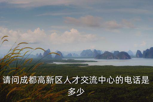 請問成都高新區人才交流中心的電話是多少