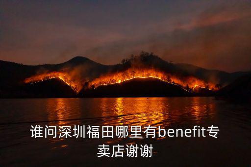 誰問深圳福田哪里有benefit專賣店謝謝